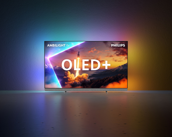 ��������� 55" Philips OLED+ 4K 144Hz Smart Google TV Black Ambilight Bowers & Wilkins sound 55OLED910/12 - �������� 2