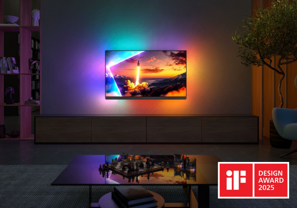 ��������� 55" Philips OLED+ 4K 144Hz Smart Google TV Black Ambilight Bowers & Wilkins sound 55OLED910/12 - �������� 6