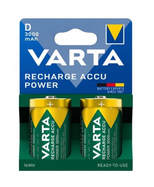 ����������� VARTA NI-MH Power D(LR20) 3000 ���, 2 ��. 56720101412 - �������� 1