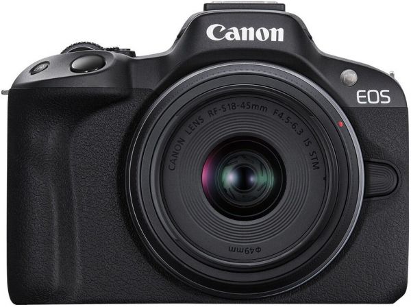   Canon EOS R50 + RF-S 18-45 IS STM Black (5811C033) -  1