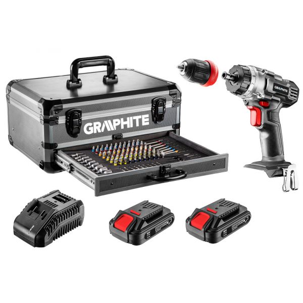 ����������-����� GRAPHITE "Energy+", SET, 109 ��. ���������������, 18 � Li-Ion, 2�2.0 ��, ��, 55 ��, 7.35 ��, ����������� ���� 58G022-PS15 - �������� 10