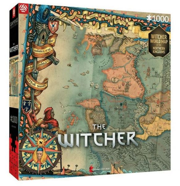  Witcher 3 Northern Kingdoms Puzzles 1000 . 5908305242994 -  1