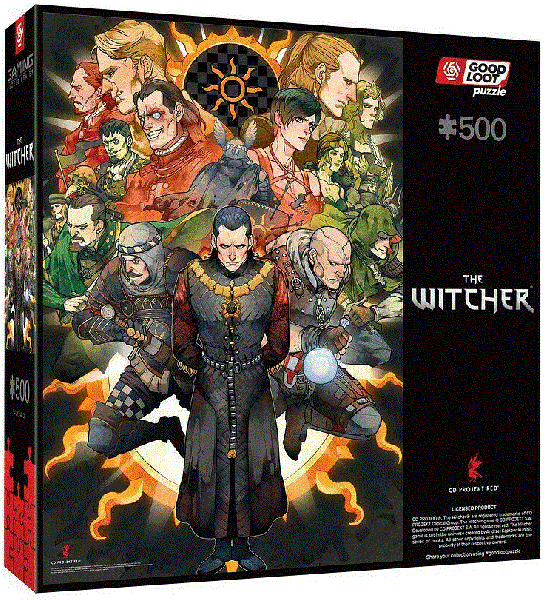 GoodLoot  Witcher Nilfgaard Puzzles 500 . 5908305244936 -  1