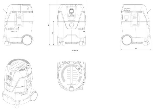 ������� ������������ Metabo ASA�25�L�PC 602014000 - �������� 4