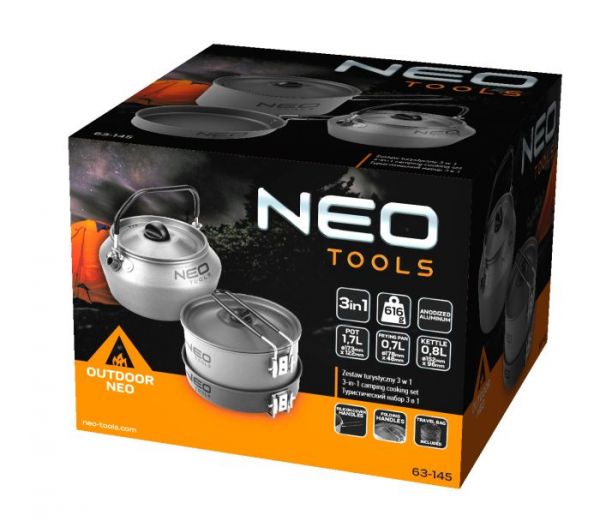 ����� ������ ������������� Neo Tools, 3�1, ������, ��������, ���������, �������� �����, ���������� LFGB, 0.616�� 63-145 - �������� 15