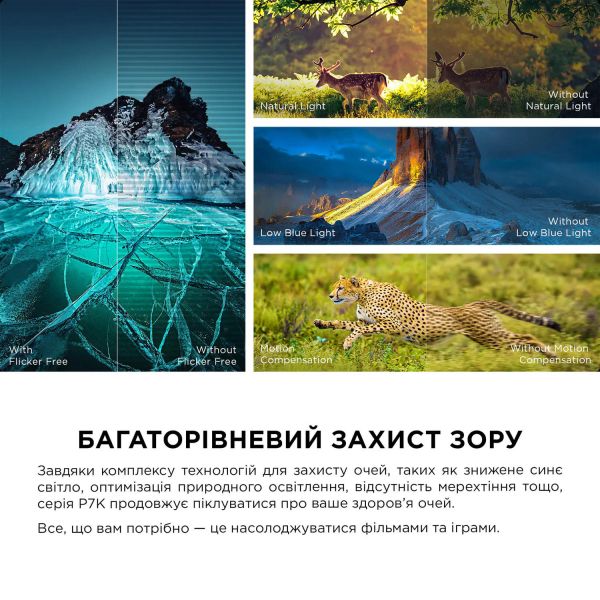 ��������� 65" TCL QLED 4K 60Hz Smart Google TV Black 65P71K - �������� 2