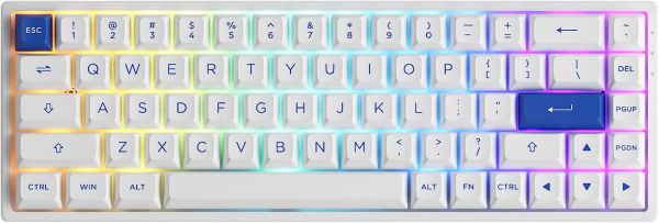   Akko Blue on White Fullset Keycaps 6925758618298 -  7