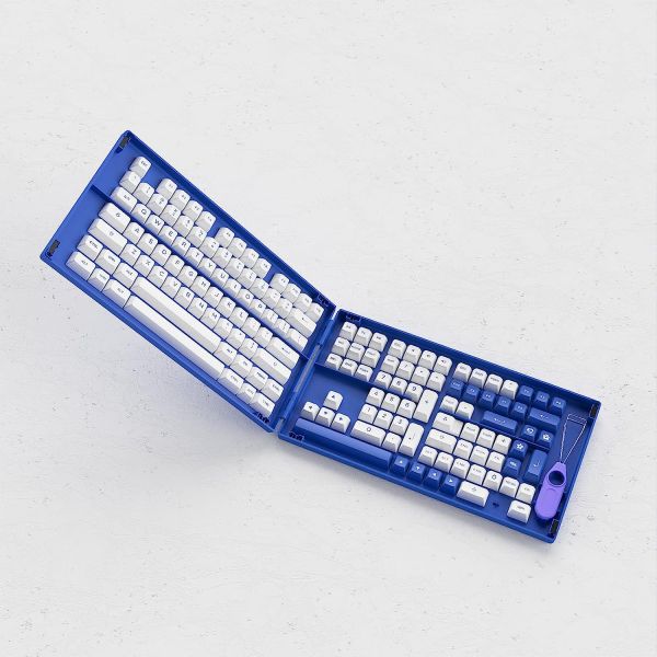   Akko Blue on White Fullset Keycaps 6925758618298 -  3