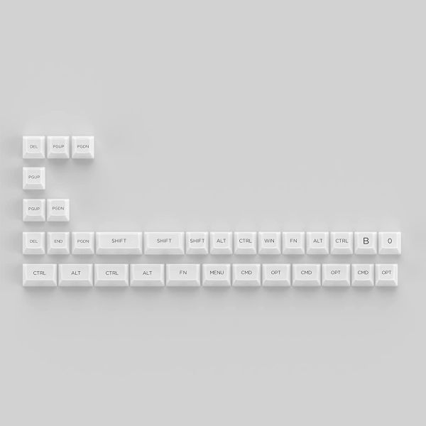   Akko ASA Clear printed keycap White V2 Fullset 6925758621342 -  3