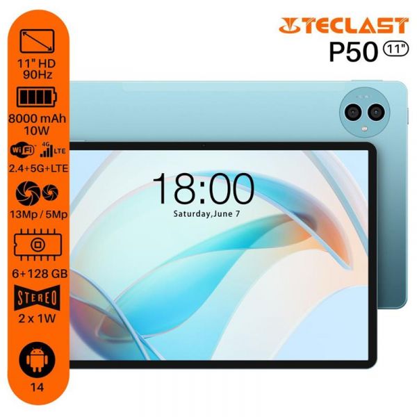 TECLAST ������� P50 11" 6��, 128��, LTE, 8000������, Android, ��������� 6940709686829 - �������� 4