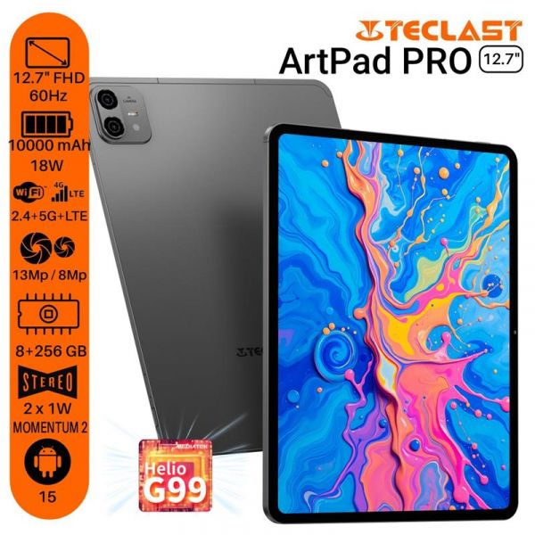 ������� Teclast ArtPad Pro 12.7" 8��, 256��, LTE, 10000����, Android, ����� 6940709687697 - �������� 1