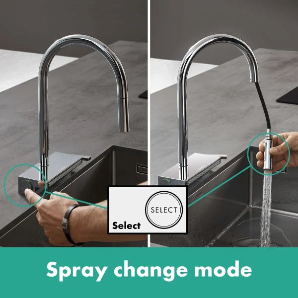 ������� ��� ����� Hansgrohe Aquno Select M81, ����.������ - 220��, ����������, ��������, 1 �����, ���� 73837000 - �������� 3