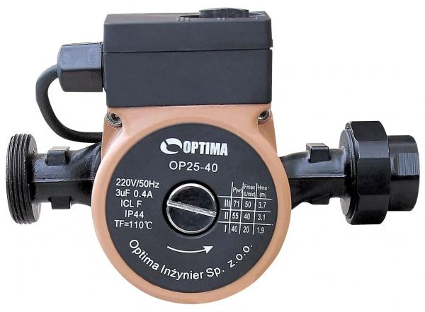 Optima ����� ������������� OP25-60-180, G 1 1/4", 10 ���, 180��, 110��, 230� 8158 - �������� 2