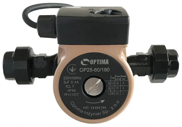 Optima ����� ������������� OP25-60-180, G 1 1/4", 10 ���, 180��, 110��, 230� 8158 - �������� 5