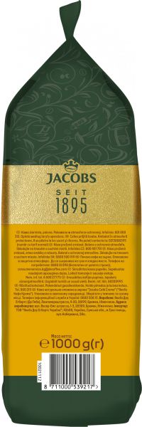 ���� Jacobs� ����� Crema Gold, 1000��, ����� �������/������� 8711000539217 - �������� 4