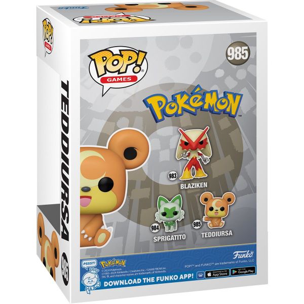 Funko Գ����� Funko POP Games: Pokemon - Teddiursa 889698709361 - �������� 3
