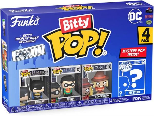 Funko ���� ������������ Funko POP (Bitty): DC- Batman 4pk 889698713115 - �������� 1