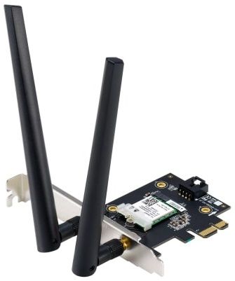 WiFi-������� ASUS PCE-AX1800 Bluetooth 5.2 PCI Express WPA3 MU-MIMO OFDMA 90IG07A0-MO0B00 - �������� 1