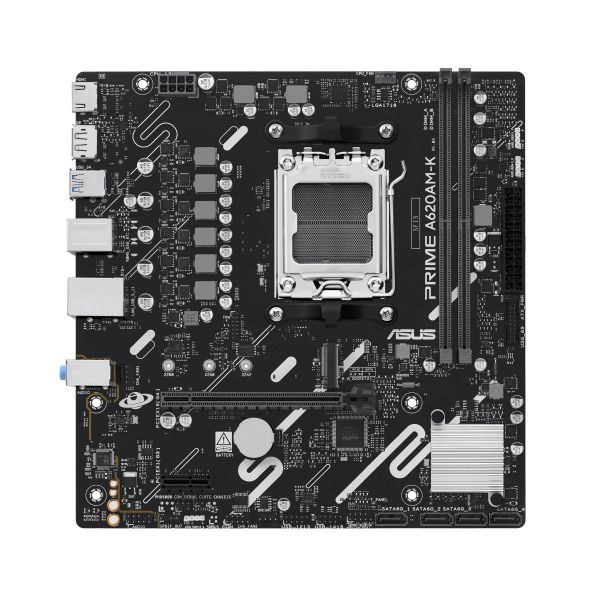 c  ASUS PRIME A620AM-K sAM5 A620 2xDDR5 HDMI DP mATX 90MB1GX0-M0EAY0 -  1