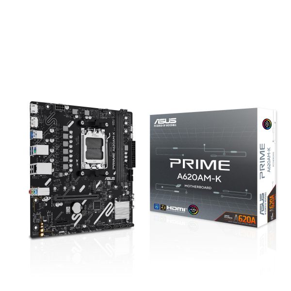 c  ASUS PRIME A620AM-K sAM5 A620 2xDDR5 HDMI DP mATX 90MB1GX0-M0EAY0 -  7