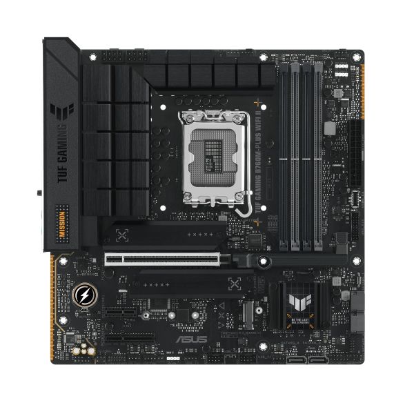 ASUS �������c��� ����� TUF GAMING B760M-PLUS WIFI II s1700 B760 4xDDR5 M.2 HDMI DP Wi-Fi BT mATX 90MB1HE0-M0EAY0 - �������� 1