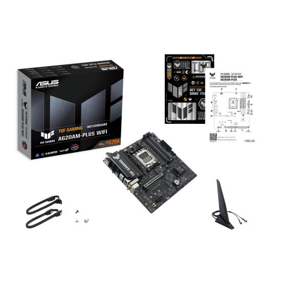 �������c��� ����� Asus TUF Gaming A620AM-Plus WIFI (sAM5, AMD A620A, DDR5) - �������� 2
