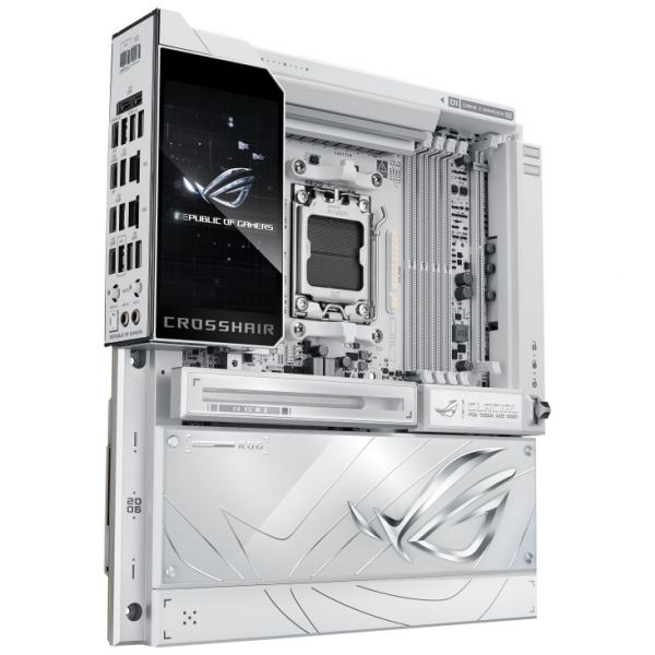 �������c��� ����� ASUS ROG CROSSHAIR X870E GLACIAL sAM5 X870E 4xDDR5 M.2 USB Type-C Wi-Fi BT E-ATX ���� 90MB1NQ0-M0EAY0 - �������� 5