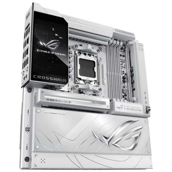 �������c��� ����� ASUS ROG CROSSHAIR X870E GLACIAL sAM5 X870E 4xDDR5 M.2 USB Type-C Wi-Fi BT E-ATX ���� 90MB1NQ0-M0EAY0 - �������� 7
