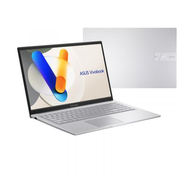 ������� 15" Asus VivoBook 15 X1504VA-BQ1037 Cool Silver, 15.6" (1920x1080, IPS, 60Hz), Intel Core i3-1315U (6�1.2-4.5GHz), 16Gb DDR4, 512GB SSD, Intel UHD, WiFi 6E, BT 5.3, 1xType-C/2xUSB 3.2/1xUSB2.0, HDMI, 42 Wh,noOS (90NB10J2-M036R0) - �������� 1