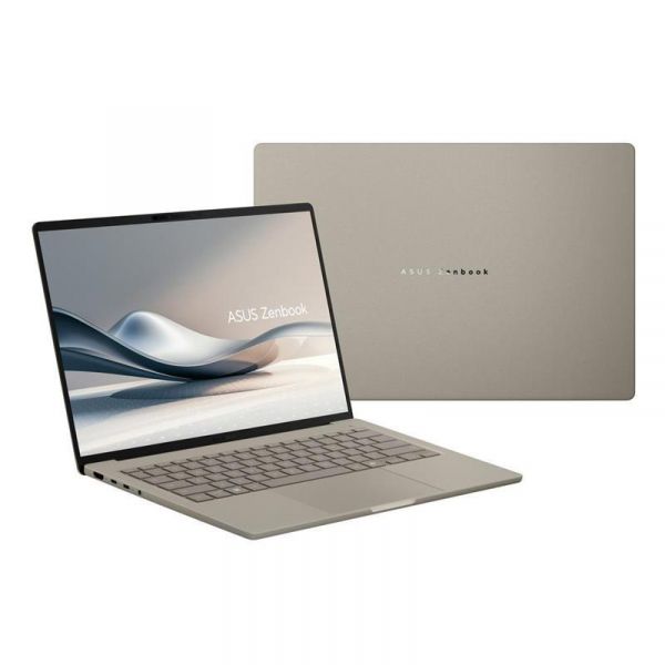 ASUS ������� Zenbook A14 UX3407QA-QD202W 14" WUXGA OLED, Snapdragon X X1 26 100, 16GB, F512GB, UMA, Win11, ������� 90NB1501-M00F90 - �������� 1