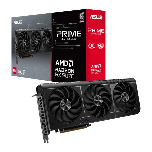 ASUS Radeon RX 9070 16GB GDDR6 OC PRIME-RX9070-O16G 90YV0LI1-M0NA00 -  11