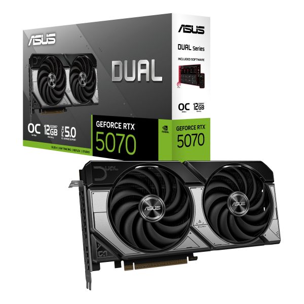  ASUS GeForce RTX 5070 12GB GDDR7 OC DUAL-RTX5070-O12G 90YV0M17-M0NA00 -  8