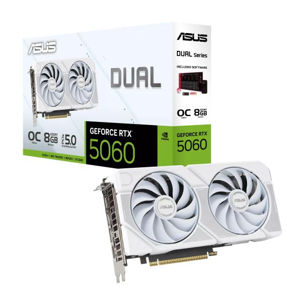 ³�������� ASUS NVIDIA DUAL-RTX5060-O8G-WHITE DUAL-RTX5060-O8G-WHITE - �������� 13