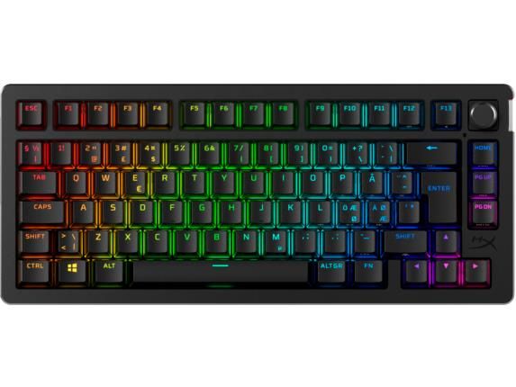 ���������� HyperX Alloy Rise 75 PBT HX Red Wireless (91Y91AA) - �������� 1