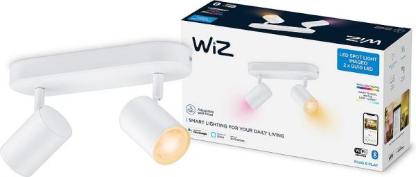 ���������� �������� ��������� ����� WiZ IMAGEO Spots, 2�5W, 2200-6500K, RGB, Wi-Fi, ����� 929002658801 - �������� 1
