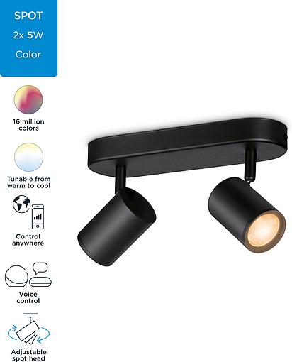 ���������� �������� ��������� ����� WiZ IMAGEO Spots, 2�5W, 2200-6500K, RGB, Wi-Fi, ������ 929002659101 - �������� 12