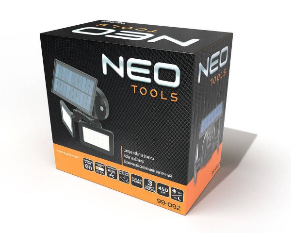 ���������� �������������� Neo Tools, 3000���, 450��, 5��, ������� �� ���������� �����, ������ ��������, �������, IP65 99-092 - �������� 9