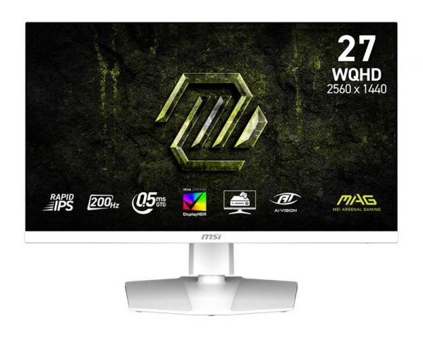 ������� MSI 27" MAG 274QRFW-E20 2xHDMI, DP, Audio, IPS, 2560x1440, 200Hz, 0.5ms, sRGB 124%, AdaptiveSync, Pivot, HDR400, ����� 9S6-3CF99T-001 - �������� 1