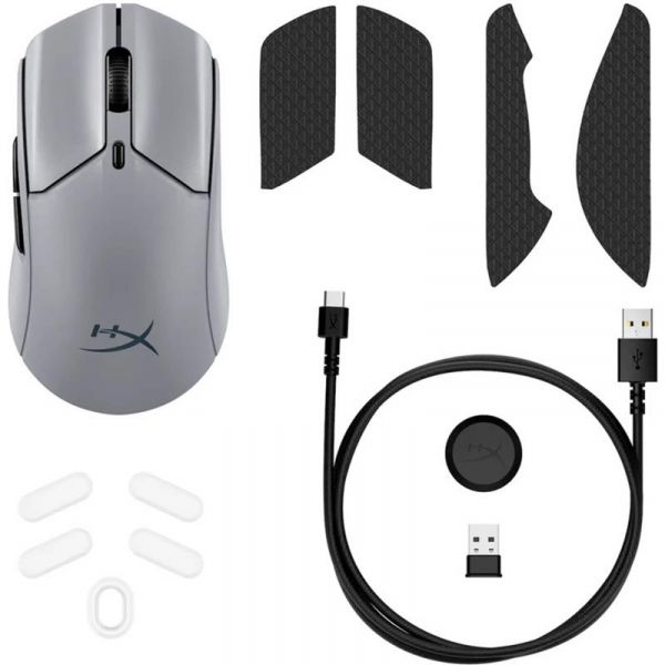  HyperX Pulsefire Haste 2 Pro, RGB, USB-A/WL/BT,  A1KY5AA -  1