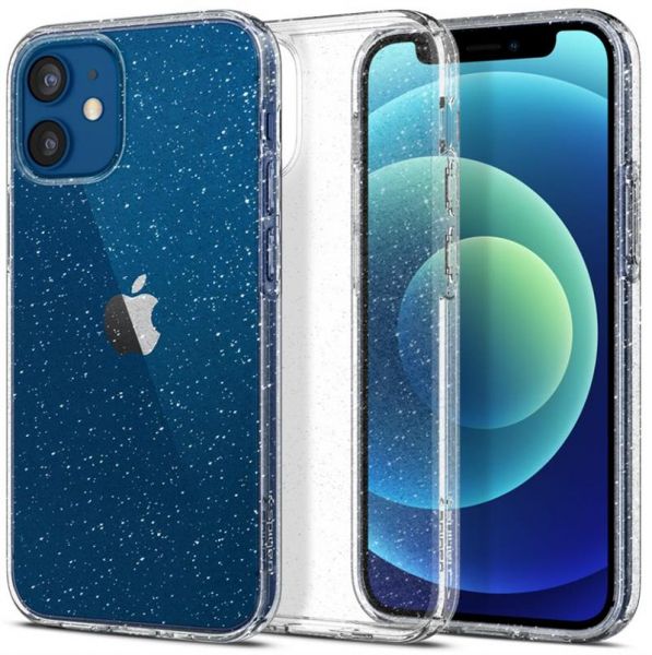 ����� Spigen ��� Apple iPhone 12 mini Liquid Crystal Glitter, Crystal Quartz ACS01741 - �������� 2