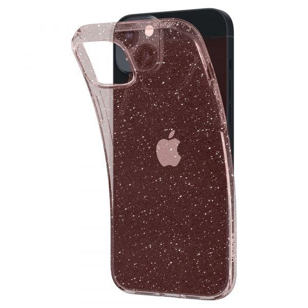  Spigen  Apple iPhone 14 Liquid Crystal Glitter, Rose Quartz ACS05035 -  5