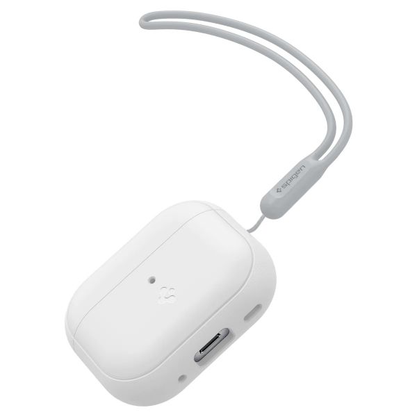  Spigen  Apple AirPods Pro 2 Silicone Fit, White+Strap Gray ACS05811 -  5