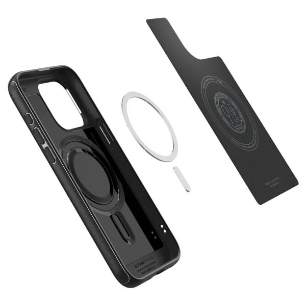 ����� Spigen ��� Apple iPhone 15 Pro Max Mag Armor MagFit, Matte Black ACS06597 - �������� 4