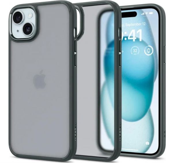 ����� Spigen ��� Apple iPhone 15 Ultra Hybrid, Frost Green ACS06798 - �������� 1