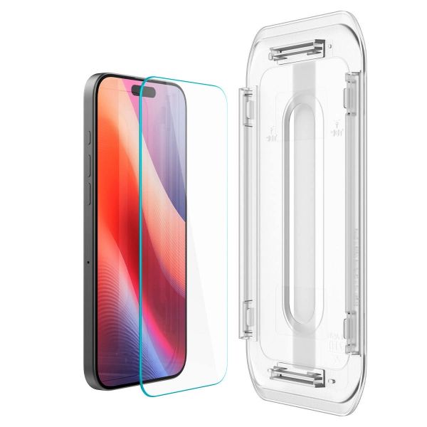 ������ Spigen ��� iPhone 16 Pro, Glas.tR EZ Fit, (2 Pack) AGL07928 - �������� 5