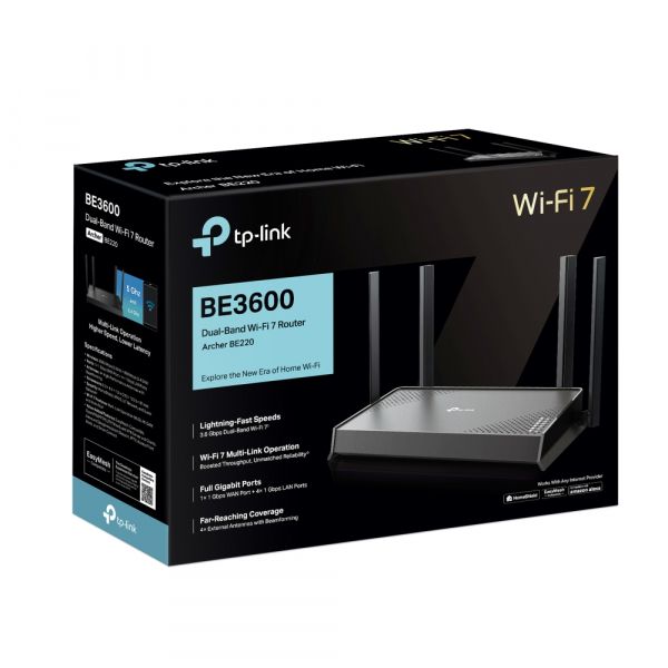 ������������� TP-LINK Archer BE220 BE3600, 4xGE LAN, 1xGE WAN, MESH ARCHER-BE220 - �������� 10