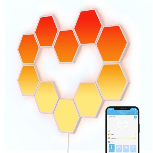 ����� ��������� ������������ Govee H6061 Glide Hexa Light Panels 10�� RGB ����� B6061301 - �������� 1