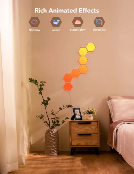 ����� ��������� ������������ Govee H6061 Glide Hexa Light Panels 10�� RGB ����� B6061301 - �������� 32