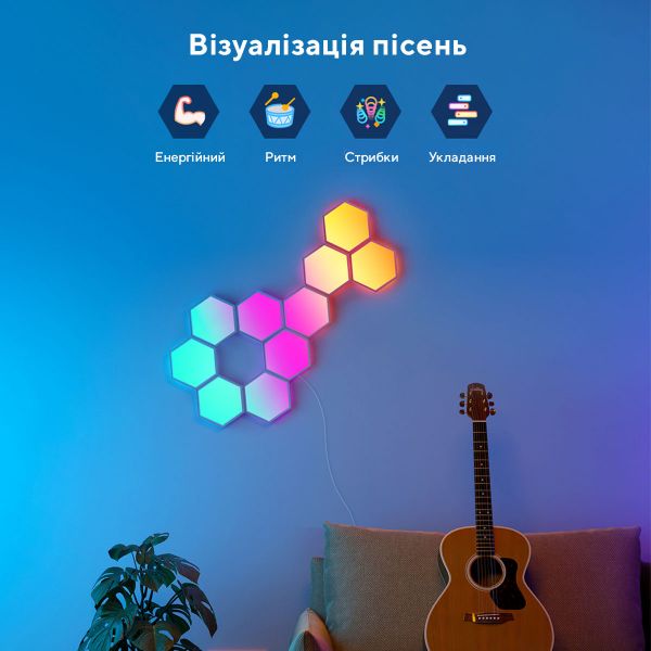 ����� ��������� ������������ Govee H6061 Glide Hexa Light Panels 10�� RGB ����� B6061301 - �������� 4