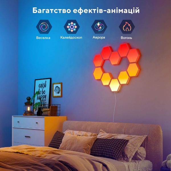 ����� ��������� ������������ Govee H6061 Glide Hexa Light Panels 10�� RGB ����� B6061301 - �������� 7